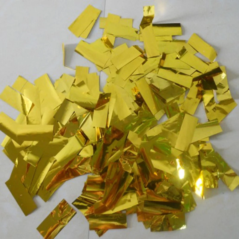 

Event Party Decoration Gold Confetti Metallic Confetti Paper for Marriage Wedding Decoration Stage Effects Decor 500 Gram