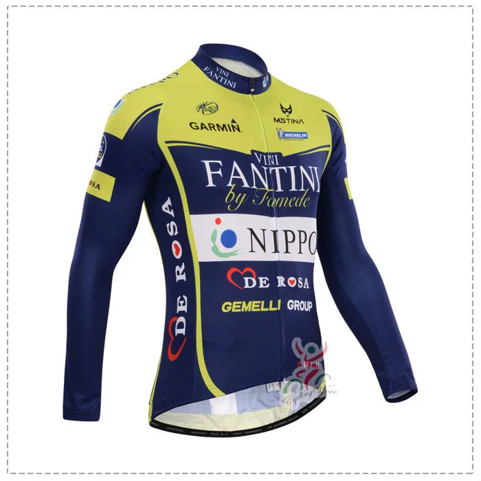 2014 Vini Fantini Pro Cycling Jersey Bicycle Clothing Long Sleeve (bib) Pants Quick Dry Breathable Ropa Ciclismo | Спорт и