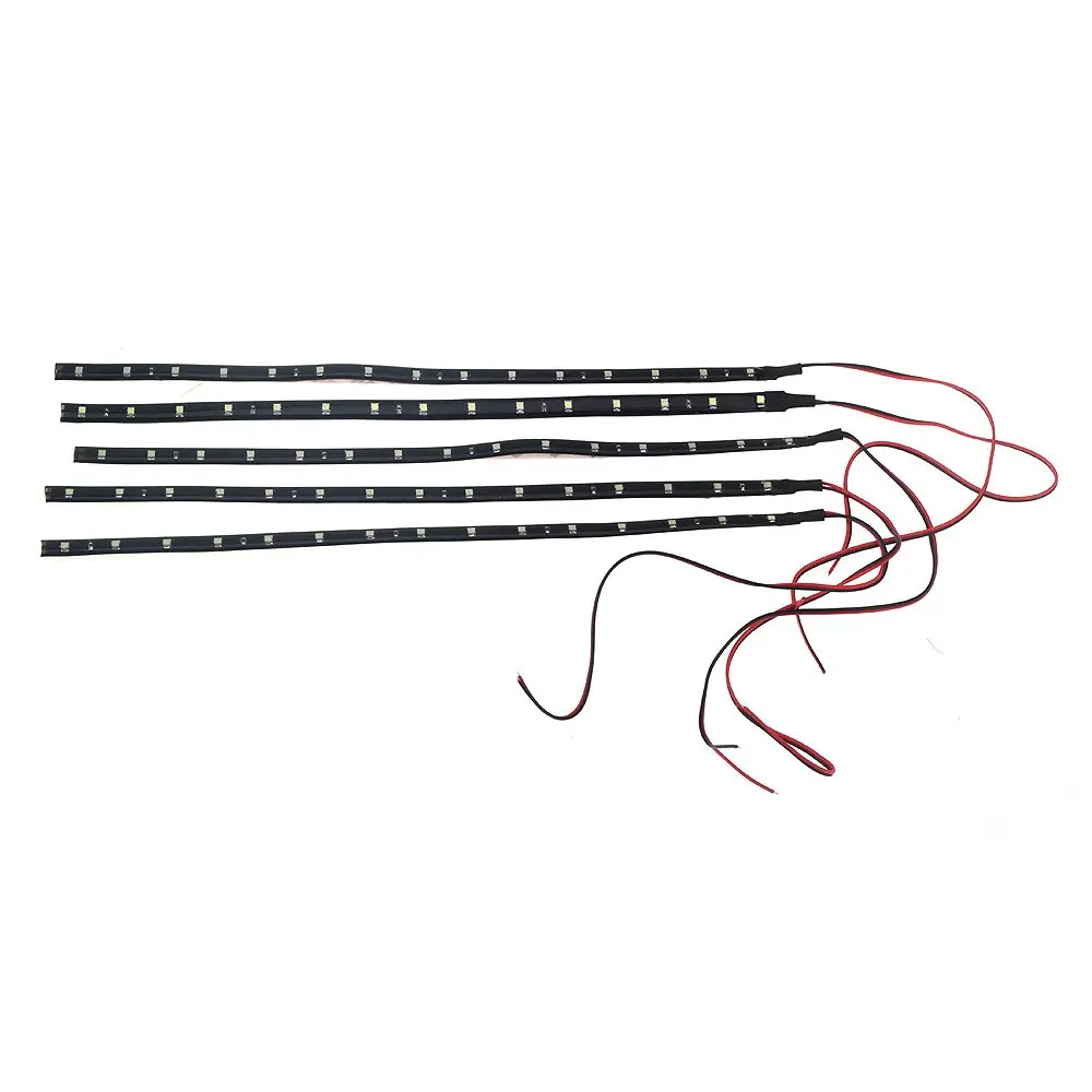 Стиль 5x30 см водонепроницаемый полоса 15 светодиодный 3528 SMD Холодный белый DC12V авто