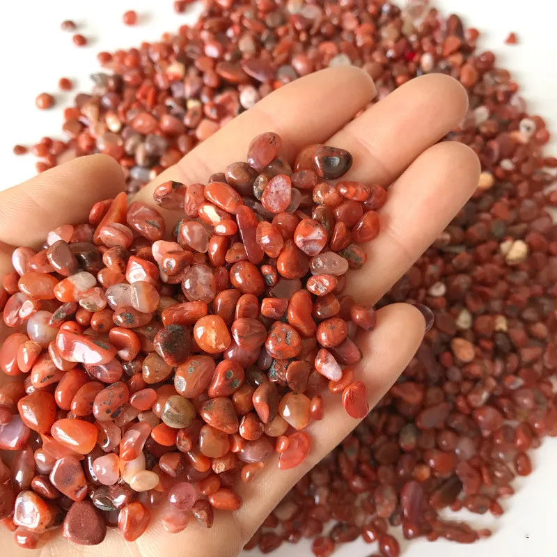 50 г натуральные сердолические кристаллы Nanjiang из красного агата искусственный