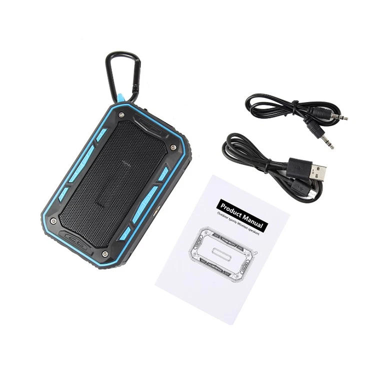 Открытый портативный Водонепроницаемый Bluetooth колонки Встроенный 2000 мА стерео Hi Fi