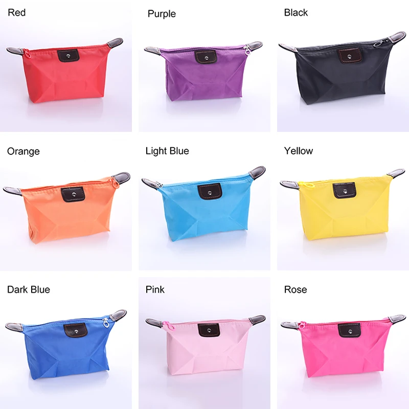 Складная косметичка для макияжа конфетный цвет ногтей Форма пельменей