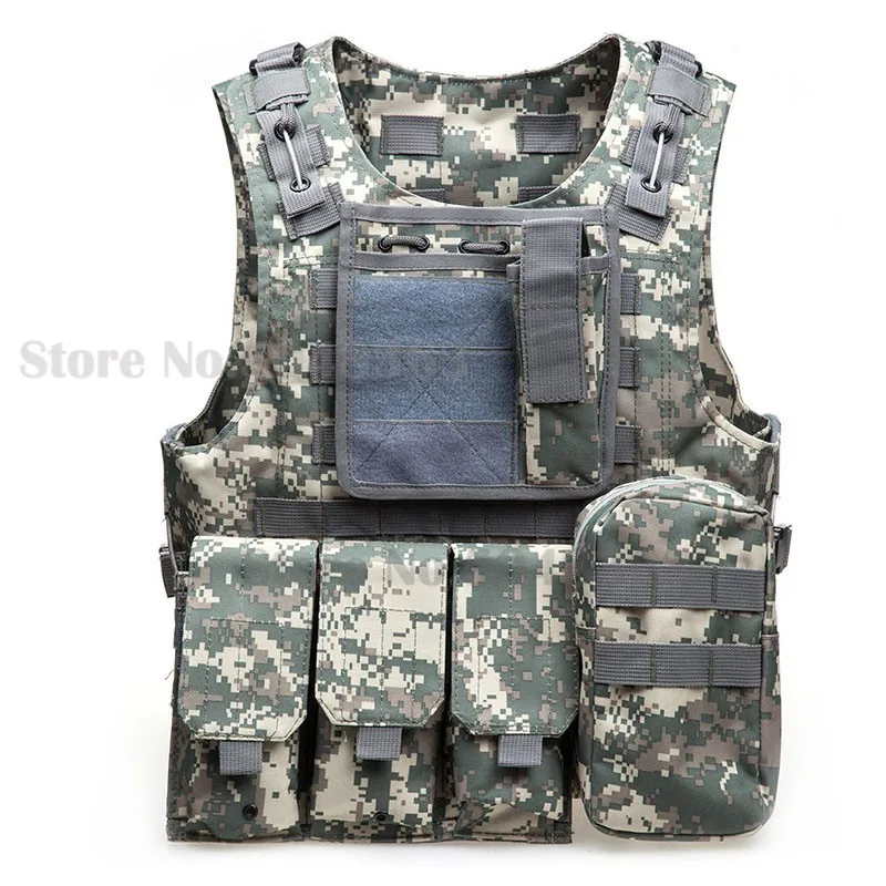 Военный тактический жилет мужской армейский Swat камуфляжный Жилет MOLLE
