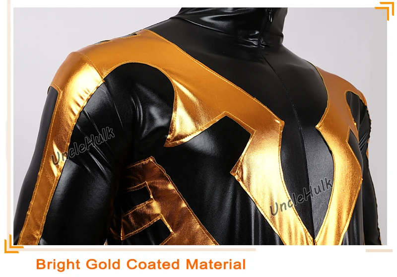 Костюм Goldust-блестящий Борцовский костюм металлик | UncleHulk
