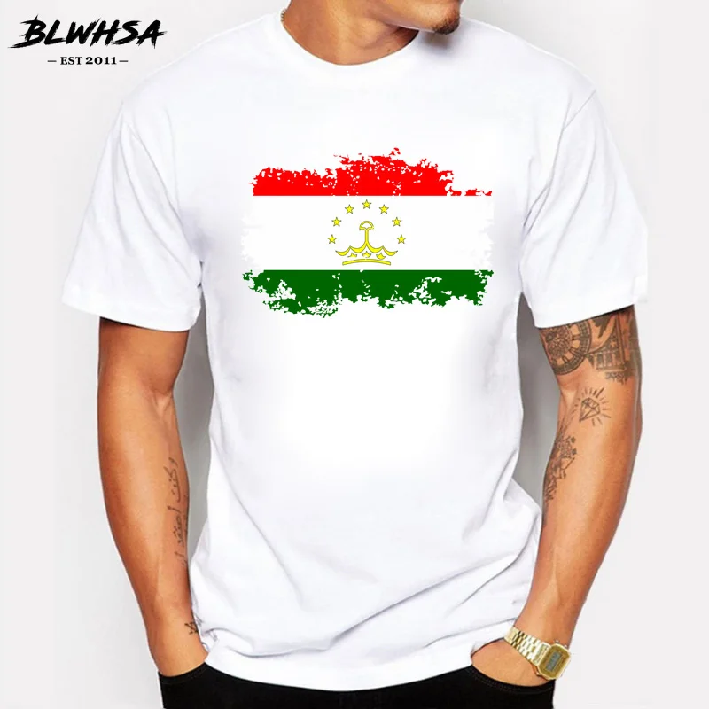 BLWHSA Tajikistan, летняя футболка, сделай сам,, на заказ, имя, номер, Мужская футболка, национальный флаг, страна, одежда