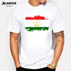 BLWHSA, летняя футболка из Таджикистана сделай сам, Мужская футболка с именем и номером на заказ, одежда с национальным флагом Таджикистана