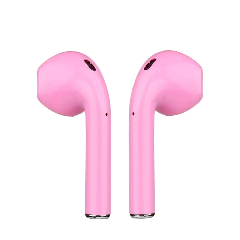 PINK 1:1 TWS беспроводные bluetooth наушники реплика для pods 2 наушники handfree шумоподавление в ухо Airplus-AI - Цвет: PINK