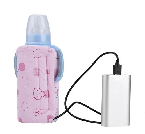 USB детских бутылочек Портативный путешествия Молоко теплые детские бутылочка