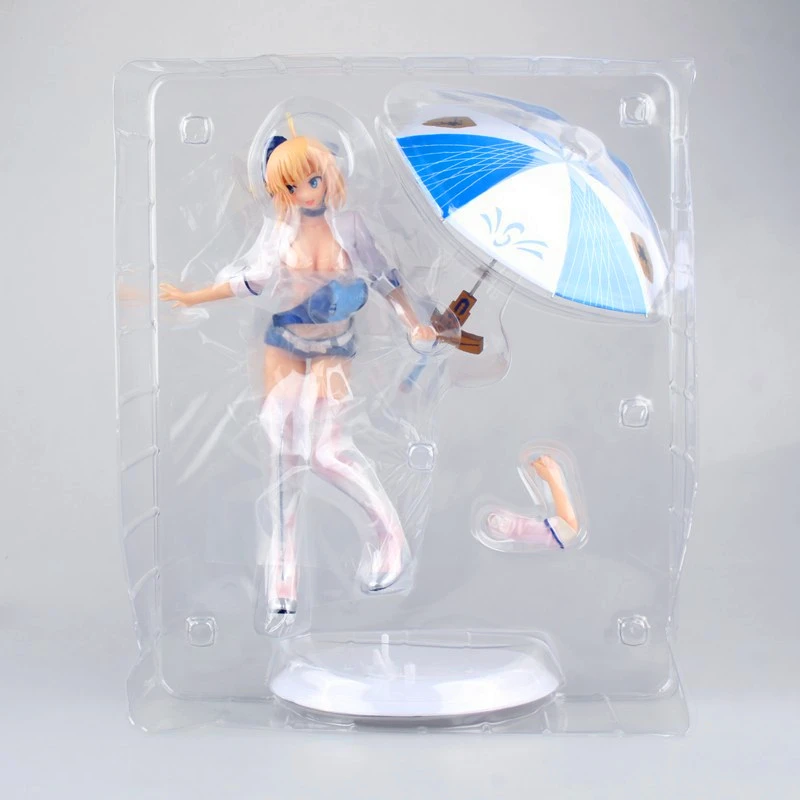 24 см Fate stay Night Аниме Фигурка гонки королева меч фигурка зонтик стоящая осанка Ver
