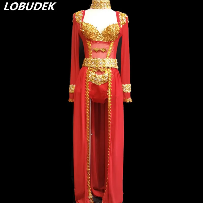 Красные Черные Сетчатые Панорамное Боди детское платье с пышной юбкой модный