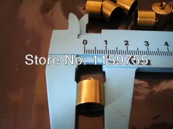 Поиск-200 шт. античная латунь конец Кепки S 10 мм-античная выводы большой кожаный