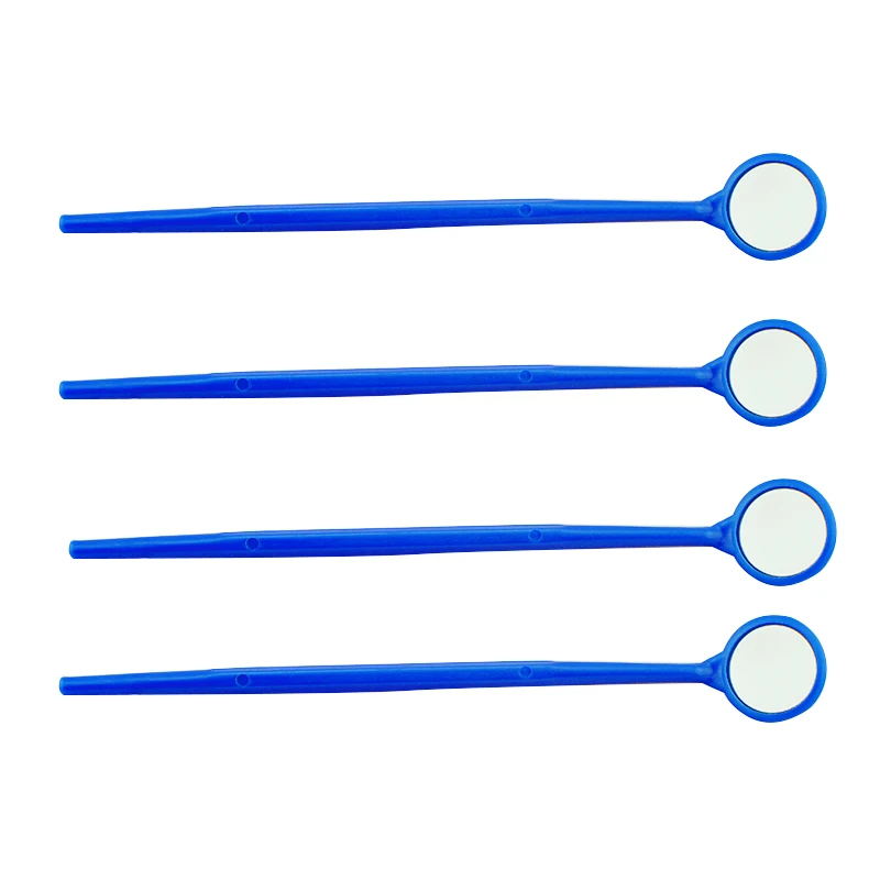 Новый портативный 100 шт Стоматологические Одноразовые рот зеркала для