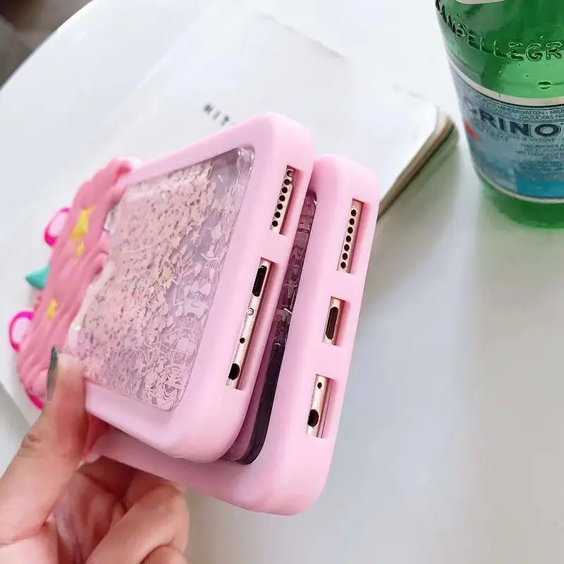 3D мультфильм зыбучие пески Единорог Мягкий силиконовый чехол для Samsung Galaxy J5 J7 2015