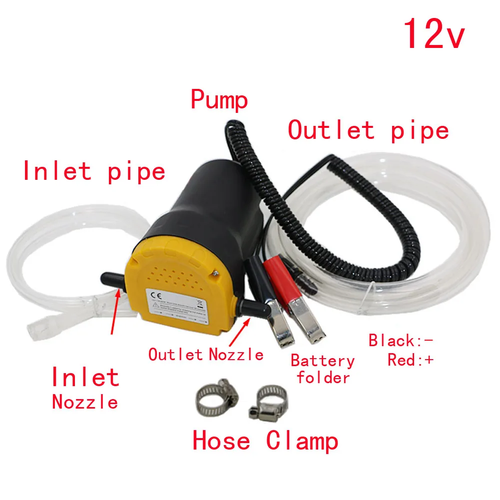 Новый насос для извлечения дизельного топлива 12 В постоянного тока с трубками