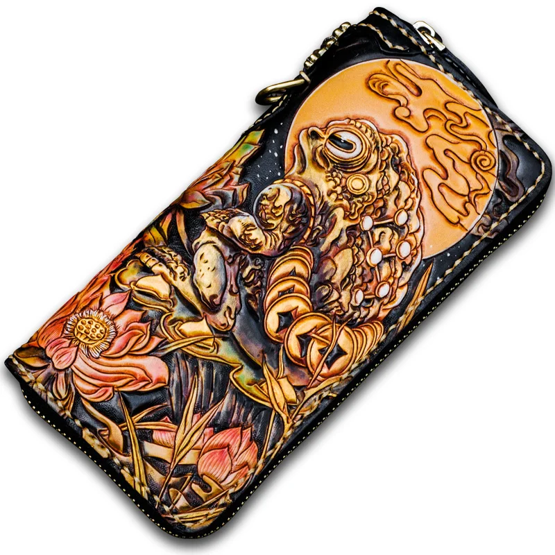 Рисунок 5 - Бумажники ручной работы с резьбой