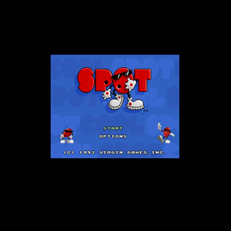 Игровая карта Cool Spot NTSC 16 бит 46 пин серая для игроков в США|Картриджи| |