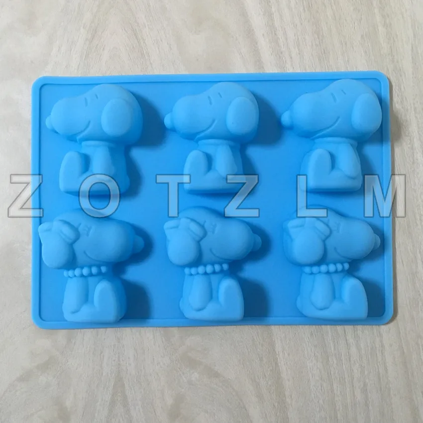 Силиконовая форма для торта в форме собаки из мультфильма шоколадного пудинга