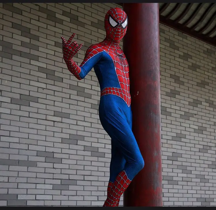 Высокое Качество, Классический костюм Remy spiderboy для детей, взрослых, лайкра, спандекс, колготки для мальчиков-пауков, для Хэллоуина, маскарадный костюм