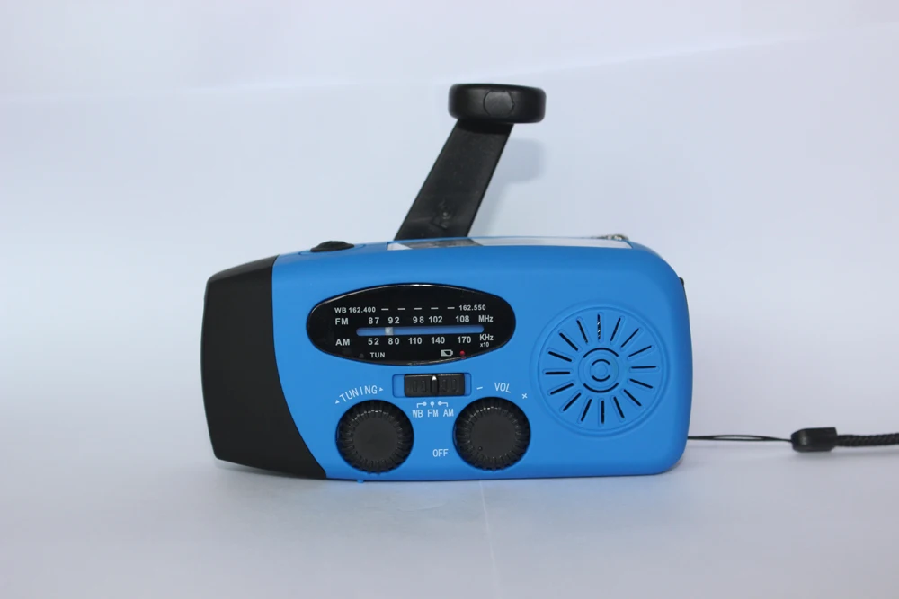 Портативный Динамо рукоятка телефон зарядное устройство AM/FM/NOVV Солнечный радио с