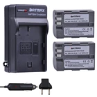 Набор из 2 аккумуляторов и зарядных устройств ENEL3E EN EL3E, 1800 мА  ч, EN-EL3E, EN-EL3e, для Nikon D50, D70, D80, D90, D100, D200, D300, D700, z1