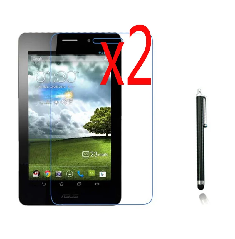2x пленка + ткань 1x Стилус прозрачная защитная для ЖК экрана Asus FonePad 7 ME371MG ME371 K004
