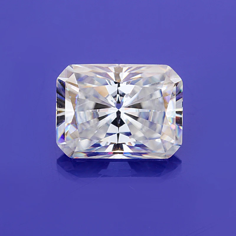 Starszuan 8*6 мм radiant cut VVS E/F 1.5ct супер белые качественные моиссаниты тест положительные