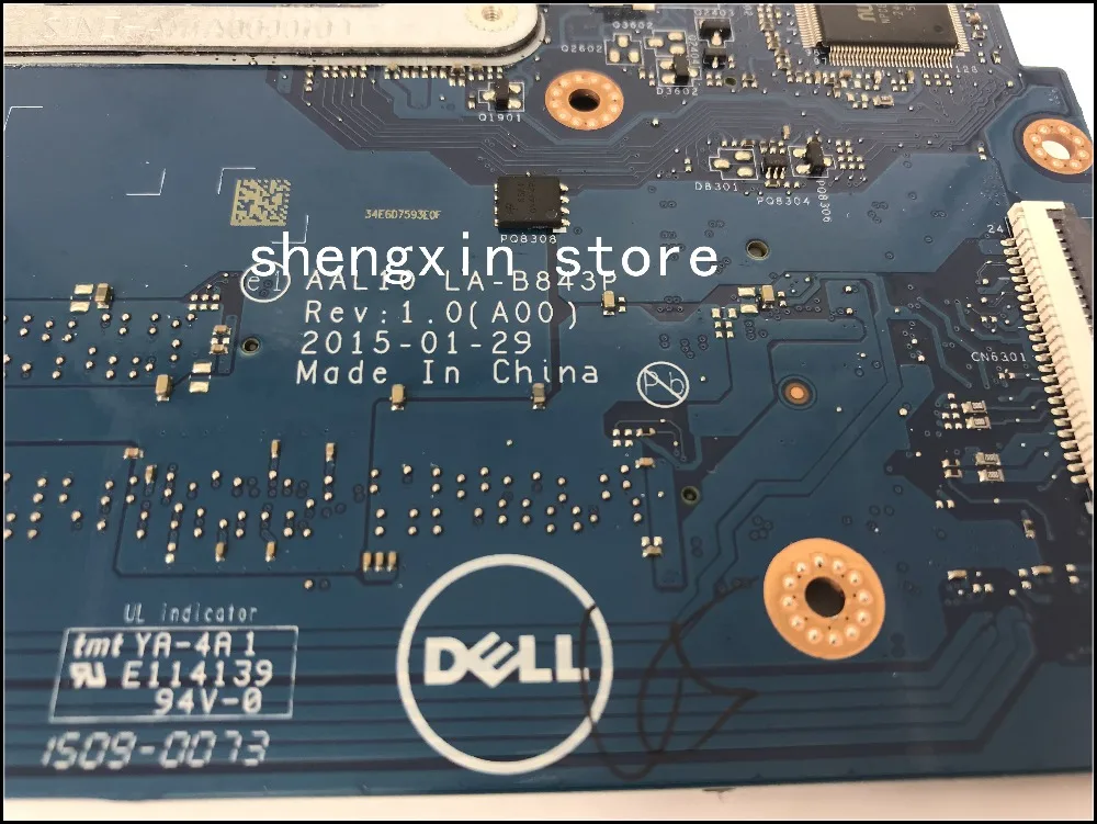 CN-0F0T2K F0T2K для Dell INSPIRON 5458 5558 5758 SERIES материнская плата ноутбука задний план 10 рев: 1 0