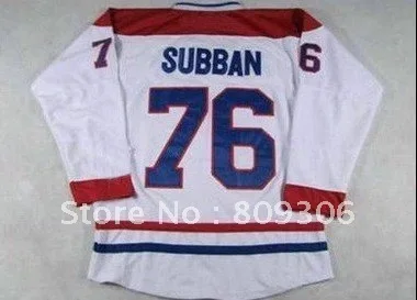 Free shipping Canadiens #76 P.k.Subban Hockey jerseys size:48 56 can mix order|shipping li ion batteries|jerseyjersey club |