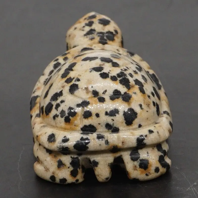 Черепаха фигурка 2 &quotнатуральный драгоценный камень Далмация яшма Кристалл