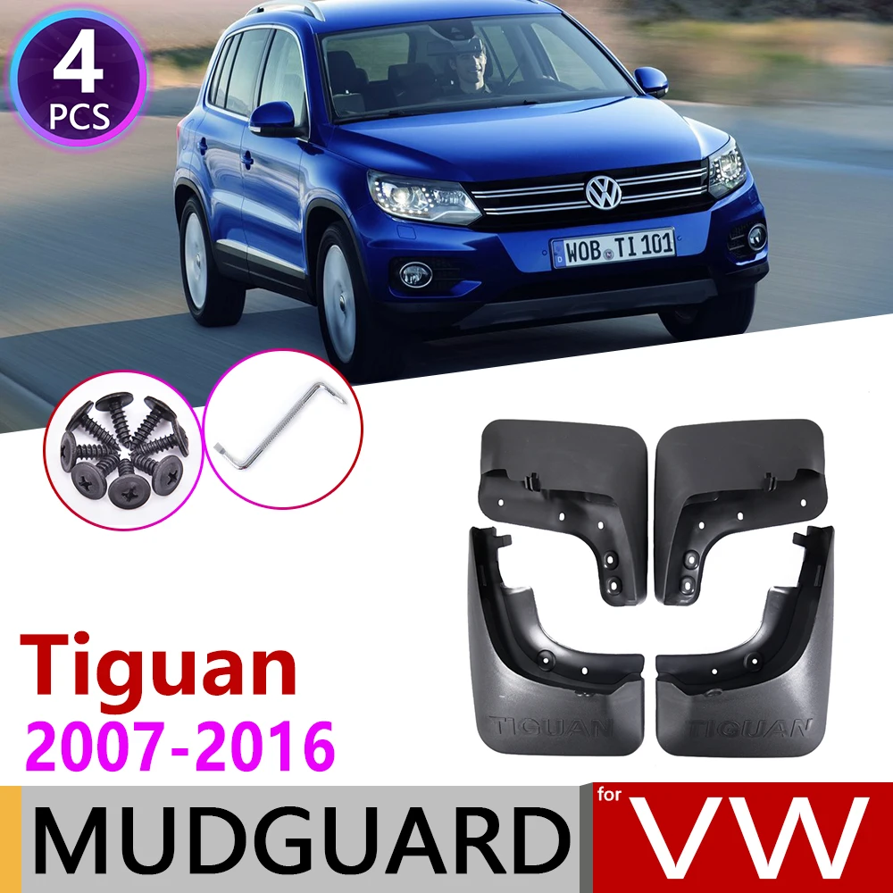

Для Volkswagen VW Tiguan MK1 2007 ~ 2016 автомобиля брызговик щитки, брызговики брызговик ЛОСКУТ аксессуары для брызговиков 2008 2009 2010 2011