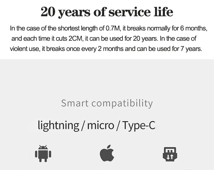 Одиночная головка может отрезать Repairable линия передачи данных мобильный телефон кабель мобильного телефона зарядное устройство мобильный гибкий телефон кабель питания Usb