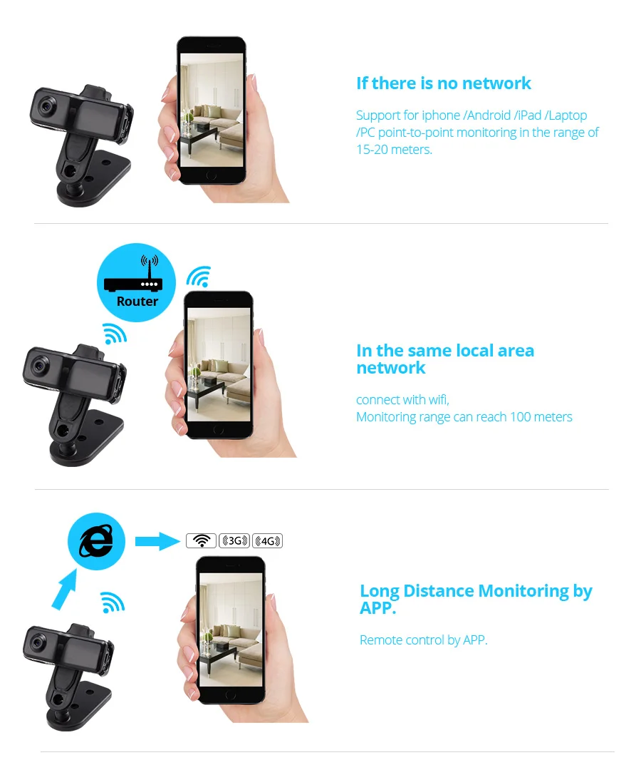 Wifi мини-камера DV Запись Мини-камера беспроводная CCTV видеокамера Видео Няня для детей/пожилых Wifi Спортивная портативная уличная камера