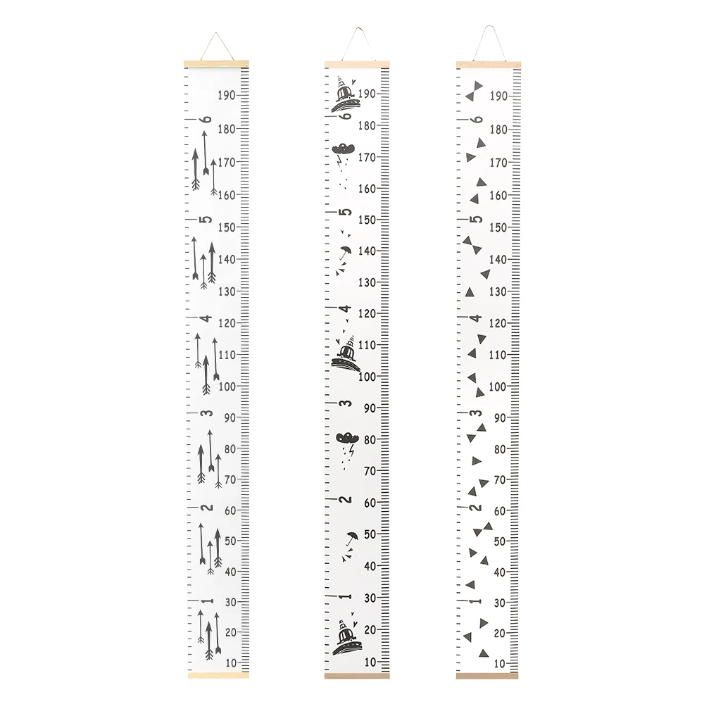 Деревянный настенный детский график роста детей стикер с линейкой для детской