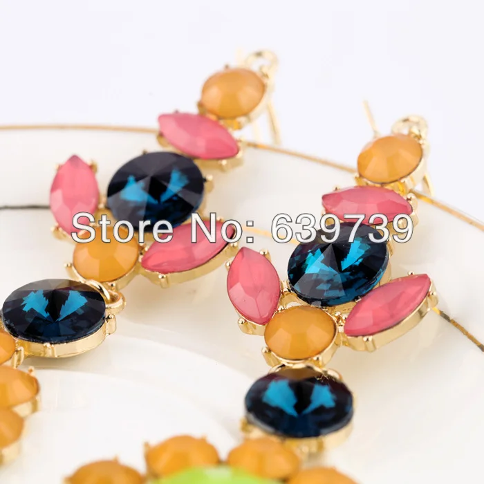 Оптовая цена сладкие яркие красные цветочные серьги | Украшения и аксессуары