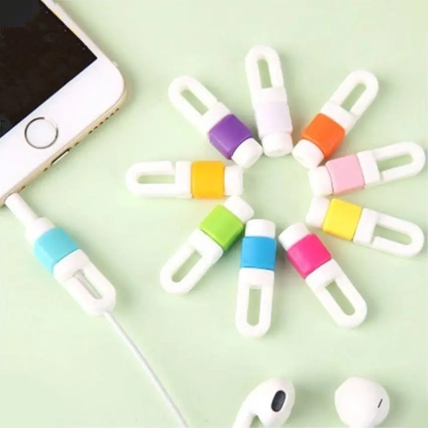 Протектор для кабеля наушников органайзер шнур протектор защитные рукава набор