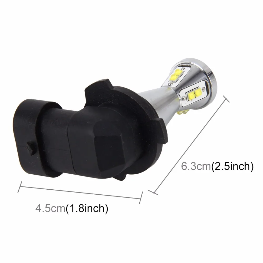 LM 2 шт. H7 H4 H8 HB4 9006 9005 HB3 H15 H11 светодиодный CREE XBD чипы 50W Противотуманные фары белый 5000 K, 12 В/24 V светодиодные противотуманные фары