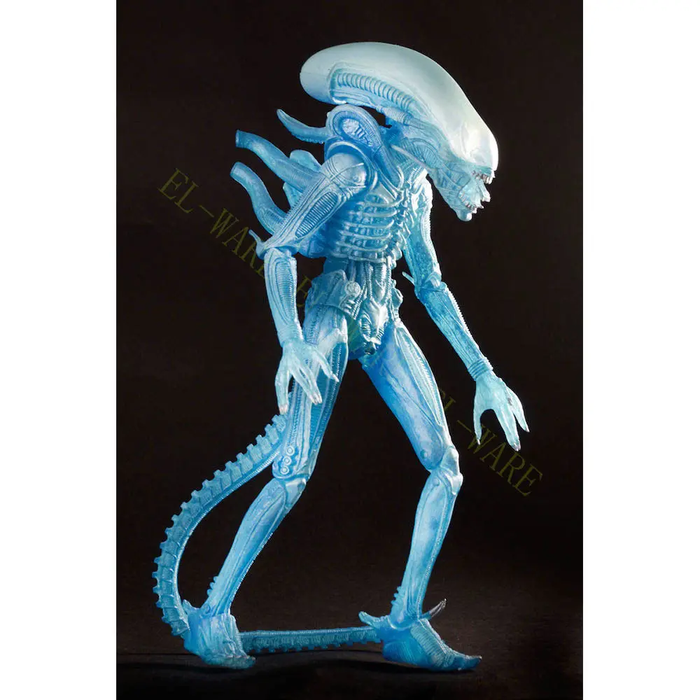 9 дюймов инопланетянин NECA 11 серия Kenner Blue Warrior Alien &quotПВХ фигурка коллекционная