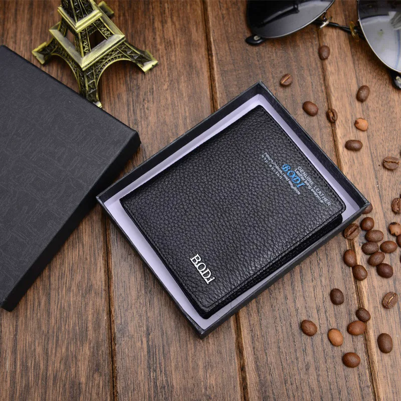 2015 New Style Leather PU Men Wallets short style double color Casual Bags Money Purses Credit Card Holder Clutch|wallet keychain|wallet tissuewallet