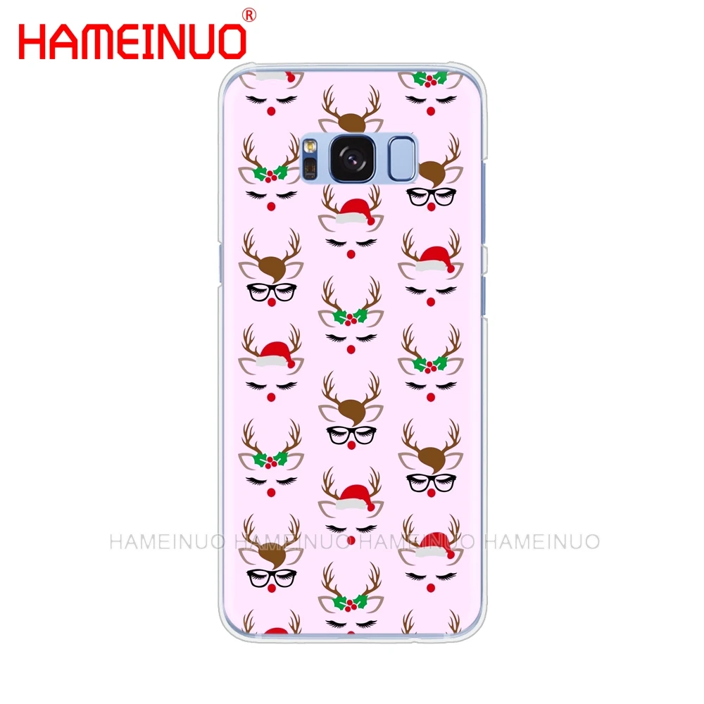 HAMEINUO милый Рождественский чехол для сотового телефона с изображением оленя Samsung