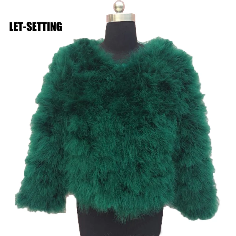 2020 ostrich fashion размера плюс jacket vintage fur coat XS S L XL 2XL 3XL 4XL 5XL 6XL 7XL черный красный розовый