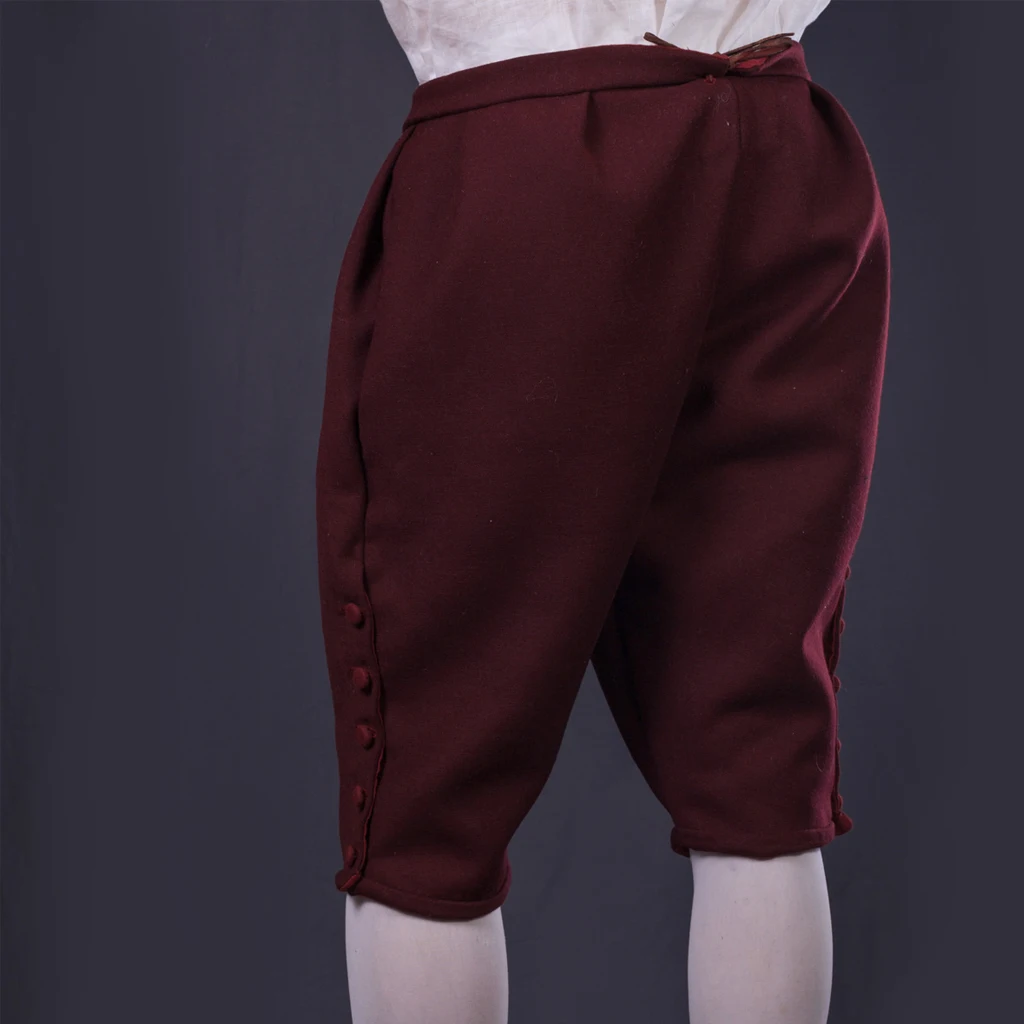 Мужские бархатные Бриджи Cosplaydiy в средневековом стиле бриджи до колена для