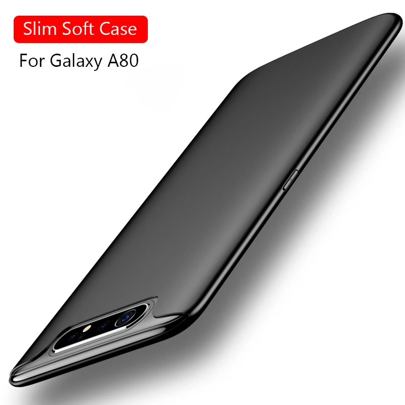 Lainergie для Samsung Galaxy A80 простой однотонный Матовый Мягкий силиконовый чехол на