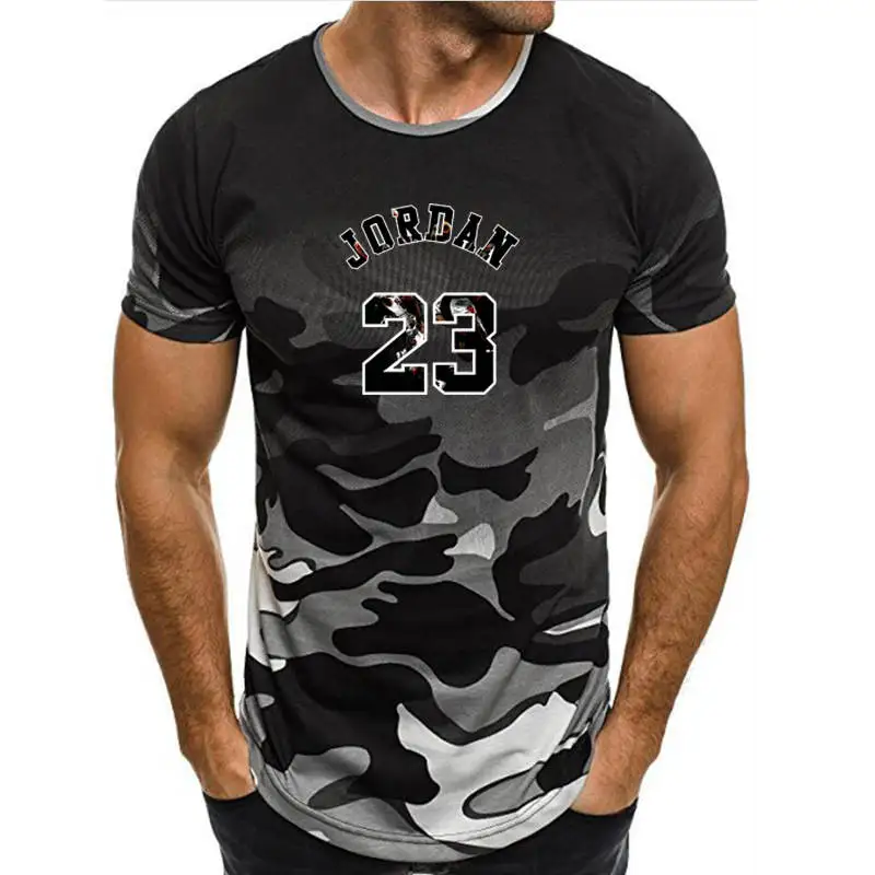 2019 новая брендовая одежда Jordan 23 Мужская футболка Майкл Джордан 3D принт Homme Фитнес