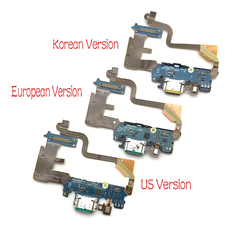 

Type C Charging Port Charger Dock With Microphone bottom Board flex cable For LG G7 Thinq G710