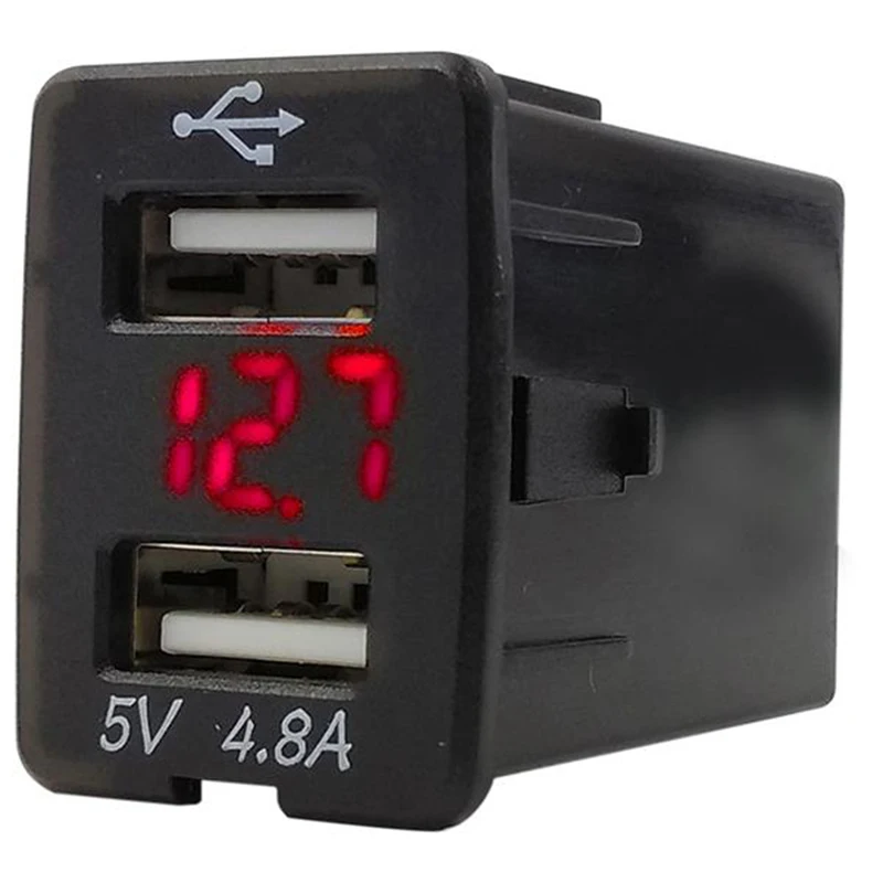 Адаптер питания для автомобильного прикуривателя с двумя USB разъемами