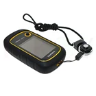 Защитный черный силиконовый чехол + Черный Съемный шейный ремешок с кольцом для Garmin eTrex 10, 20, 30, 10x, 20x, 30x, 22x, 32x, походный GPS