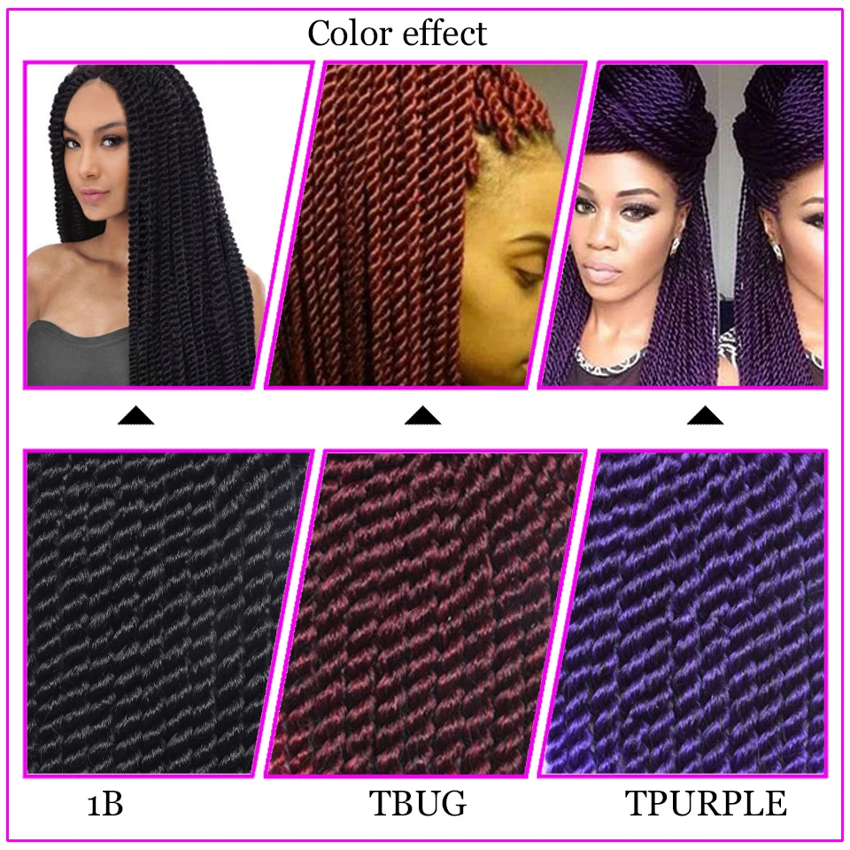 Yiyaobess 12strands 18 &quotKanekalon Grey Ombre Сенегальский крутить крючком косы волос