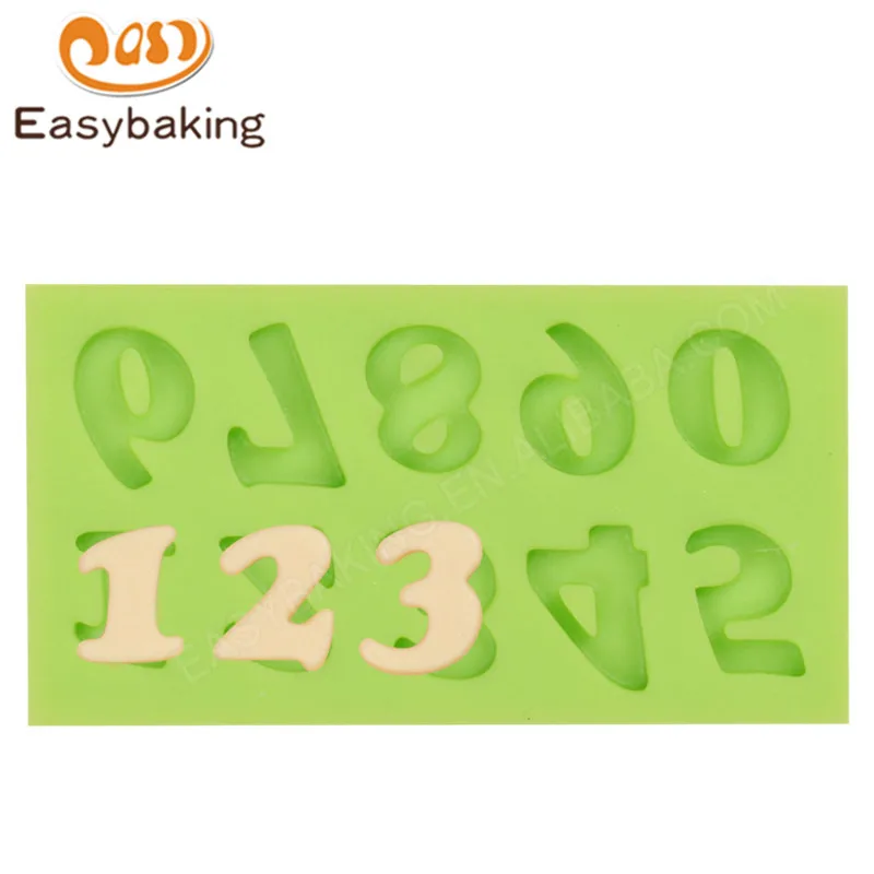 Set of 3 Capital Letters Lowercases and Arabic Numbers Fondant Cake Decoration Silicone Mold for the Kitchen Baking Sugarcraft | Дом и сад