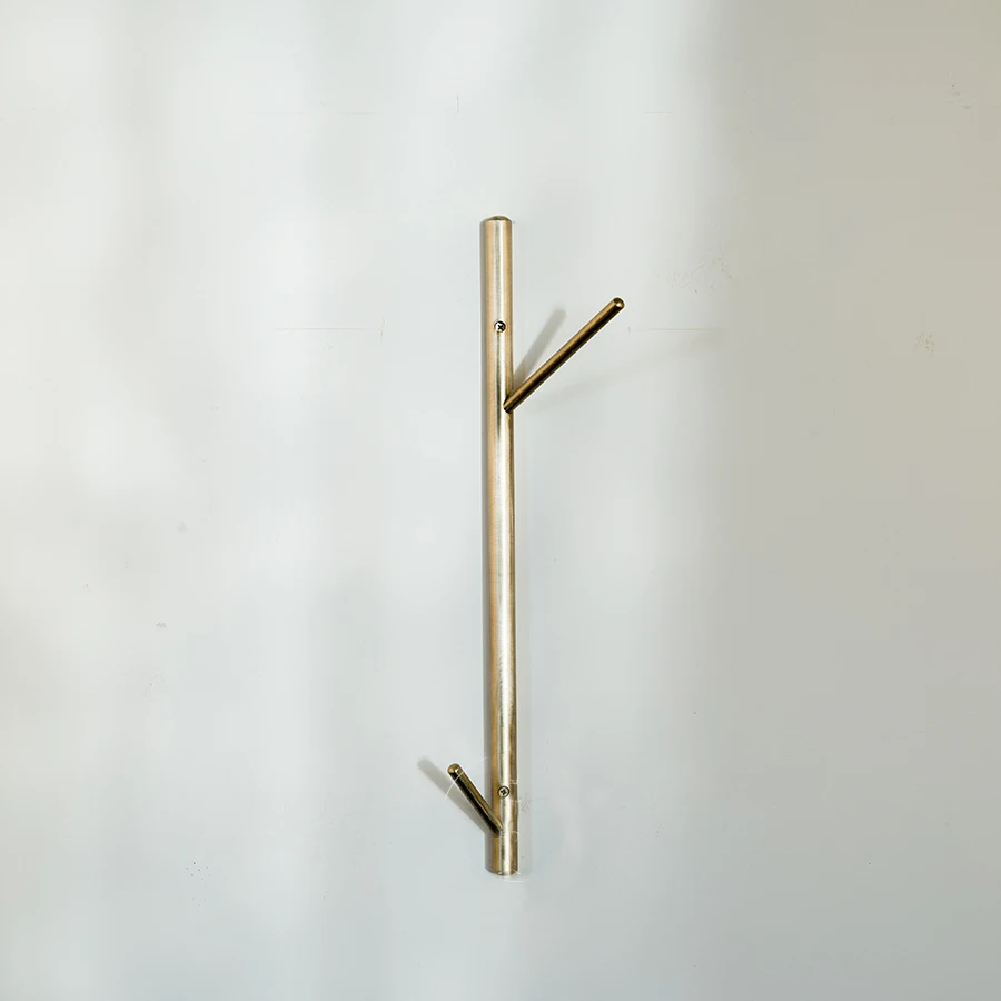 Collalily латунные настенные декоративные держатели для хранения вешалки дерева