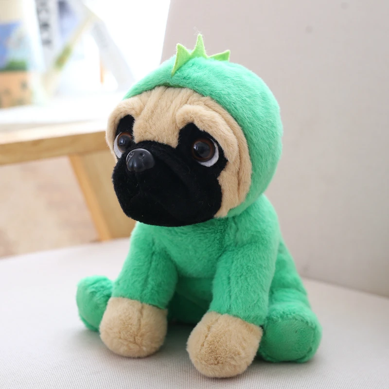 20 см милые плюшевые игрушки для собаки шарпей мягкие куклы с шапкой подарок на